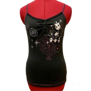 90s Y2K Disney Store Nightmare Before Christmas Jack Skellington tank top M